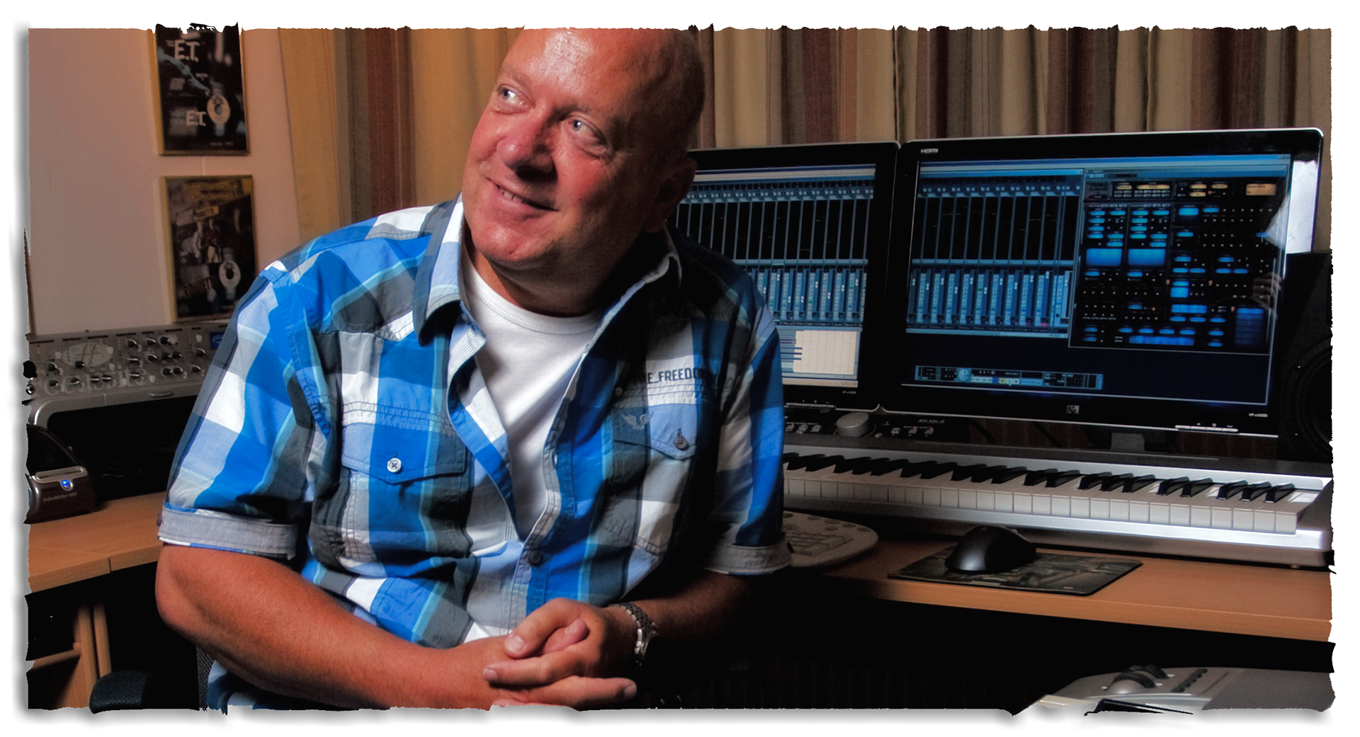 Robert in his studio